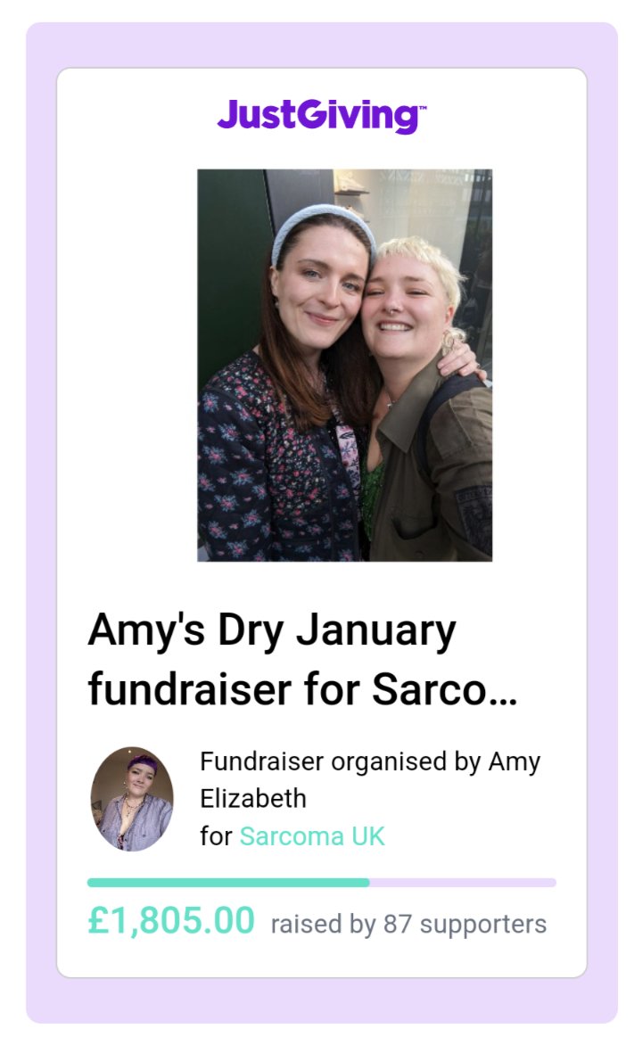 Please donate if you can ❤️☀️ justgiving.com/page/amy-eliza…