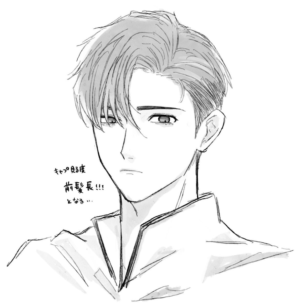onigiruru's tweet photo. 髪ネタ落書きなど https://t.co/d1l3NUv9YL