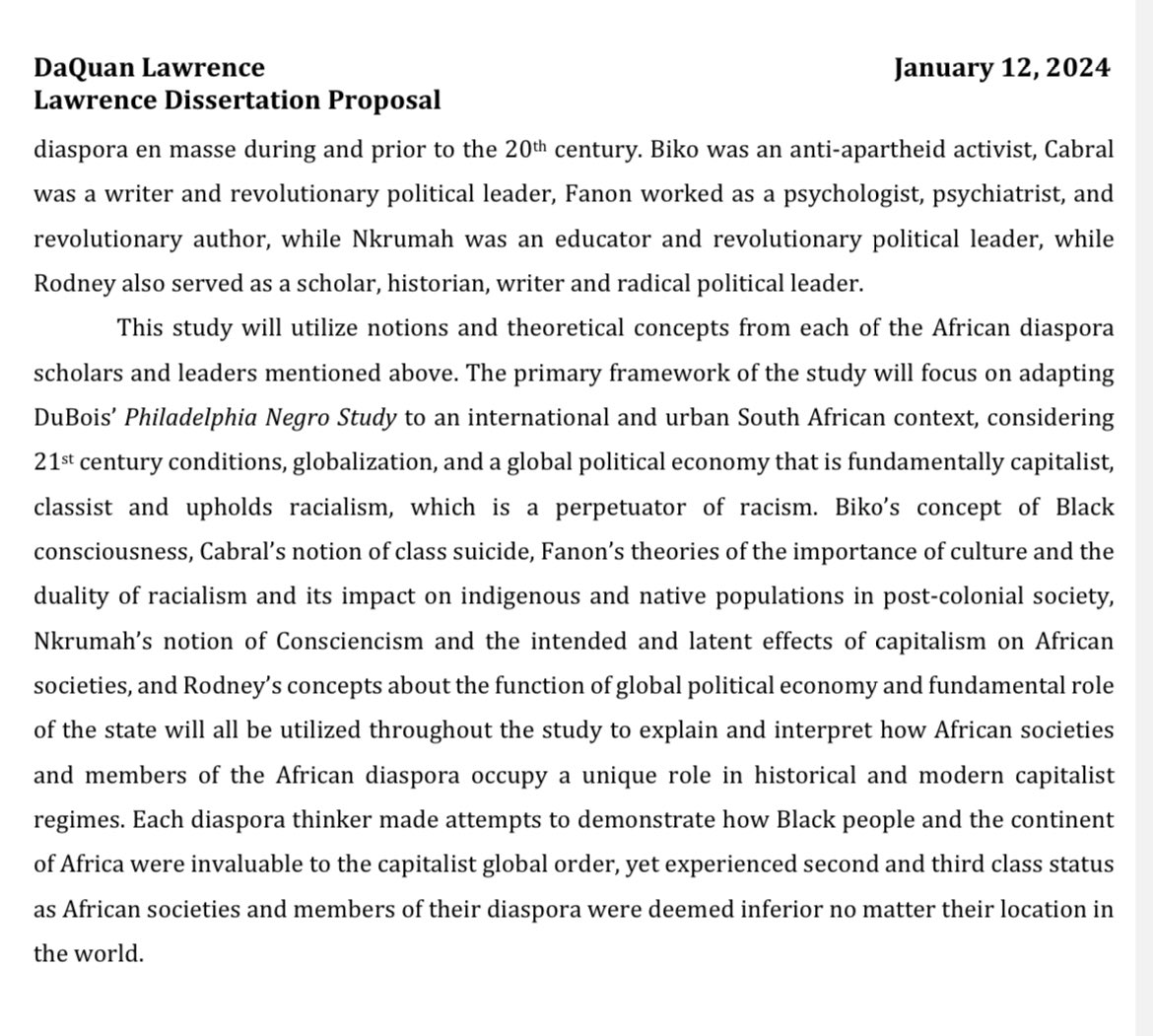 DaQuanLawrence's tweet photo. 125 years later, DuBois, I got you. From 1899 to 2024, some things have changed, but I’ll demonstrate what remains the same…
#Dissertation #HowardUniversity #AfricanStudies #Africa #HBCU #PhD2Be https://t.co/AACewZRFSB