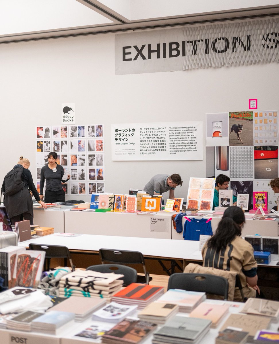 PGDPlatform's tweet photo. → 23-26.11.2023 Tokyo

→ Polish design, architecture, and art albums were showcased at the Tokyo Art Book Fair, 23-26 November 2023.

→ Photo by Bartosz Górka

#tokyoartbookfair⁠
#polishgraphicdesign　⁠
#instytutpolskitokyo⁠
#polishartbooks⁠
#printcontrol https://t.co/FCwawvjYIi