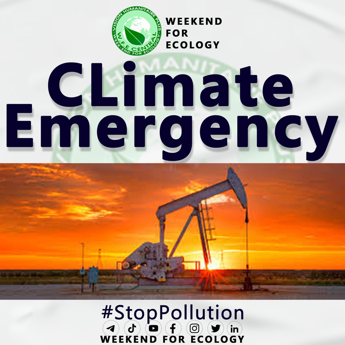 Climate change is real and human activities are the main cause. 
largely the release of #polluting gases from burning #fossilfuel   (#coal , #oil, #gas), is the main cause. 
#WeekendForEcology
#ClimateEmergency 
#ClimateAction #ClimateStrike