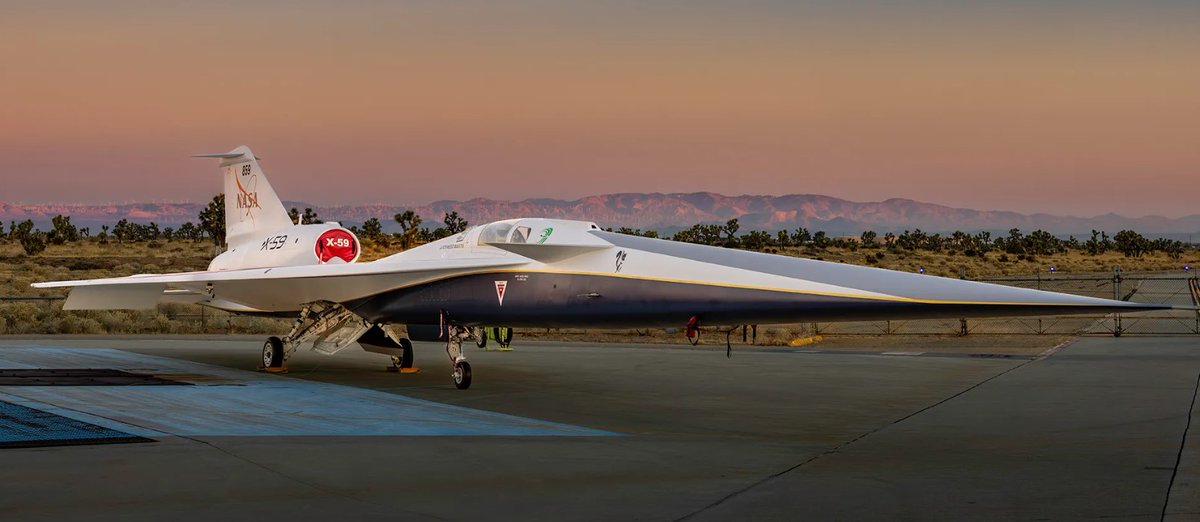orbitinside's tweet photo. Paving the way for faster travel ✈️

NASA, in collaboration with Lockheed Martin, officially introduced the X-59 supersonic plane, a game-changer for air travel.

👉https://t.co/78sDW0mcai

#supersonicplane #x59 #nasa https://t.co/FPpNOECp4R