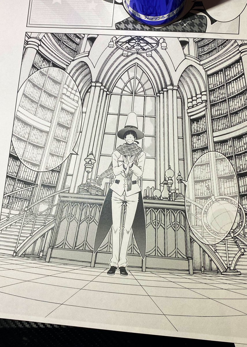 今週もアシさんが大変な描き込みの背景を描いてらっしゃる。 
