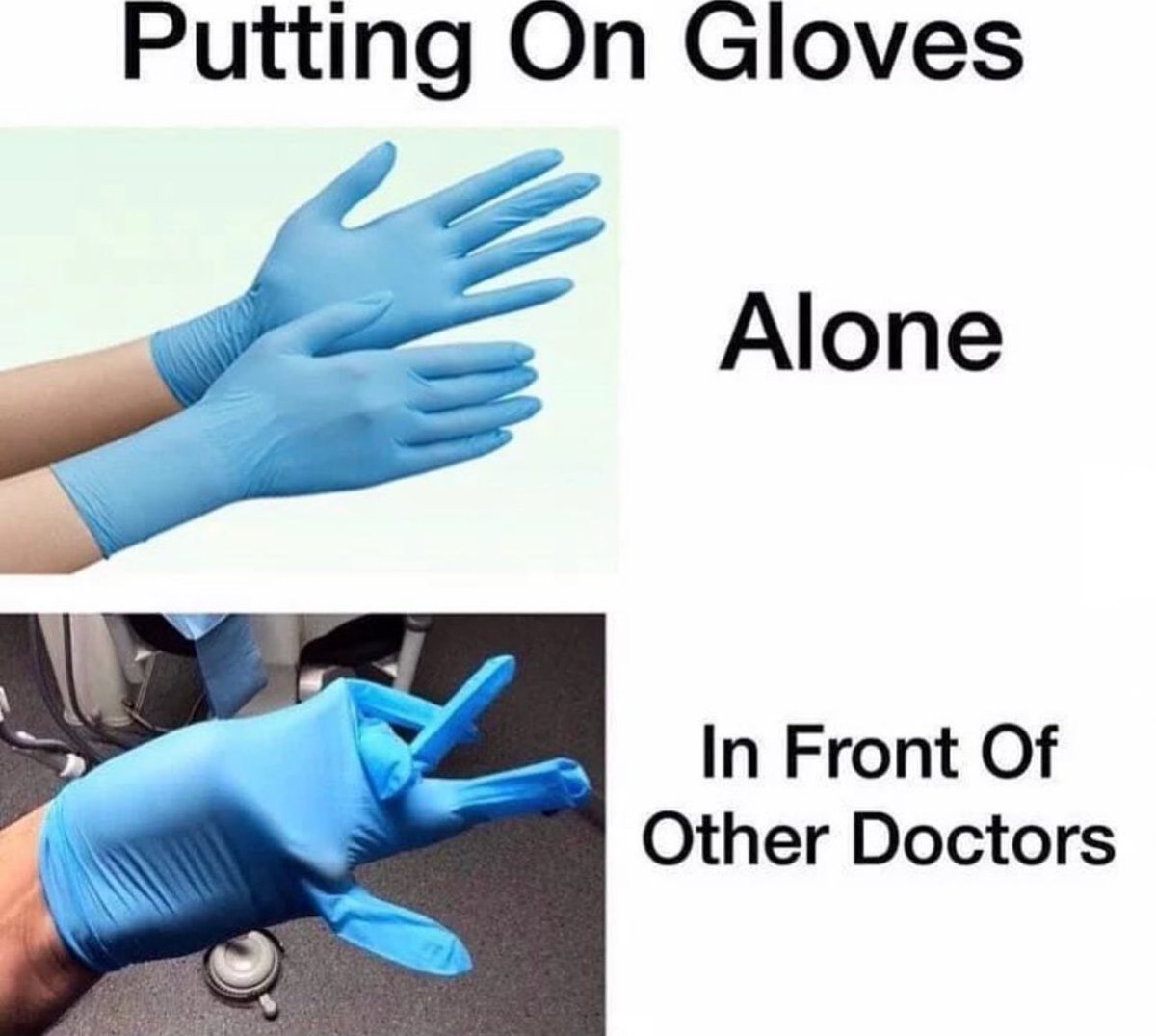 drkeithsiau's tweet photo. Students putting on gloves in theatre 😅 https://t.co/B8IBk5dsof