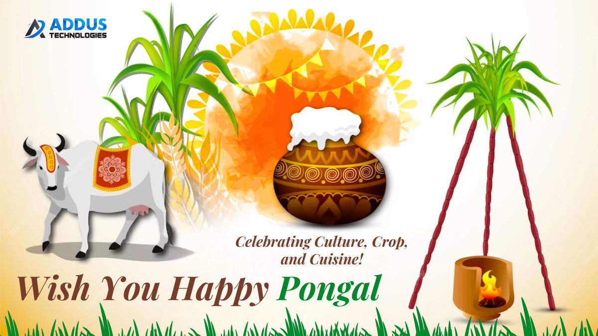 addustech's tweet image. 🌾✨Wishing you a harvest of joy and prosperity this Pongal! 🌾✨May the warmth of the bonfire fill your hearts with happiness, and the aroma of freshly harvested grains bring abundance to your life. Happy Pongal!

#PongalCelebration #Funandjoy #Festival #happypongal #pongal2024