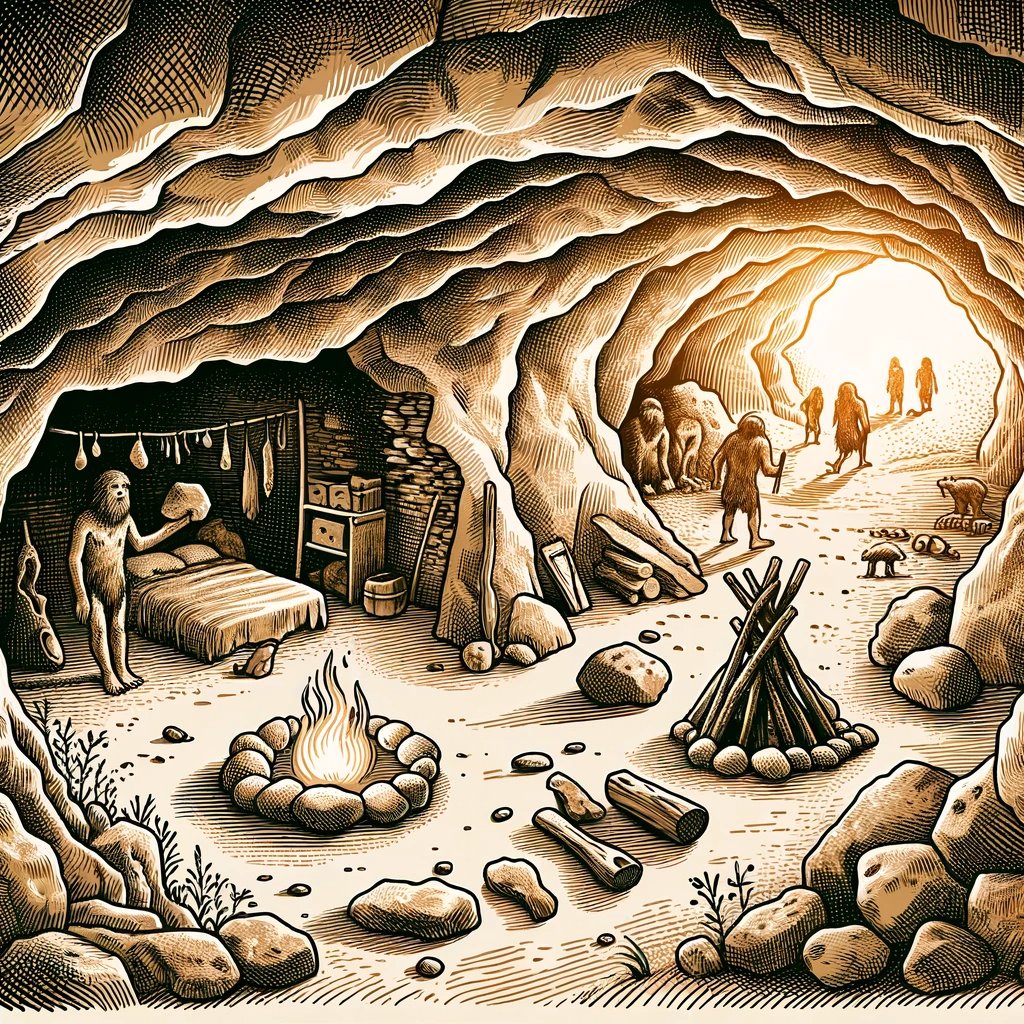 nftboxteam's tweet photo. Day 9:"Life in the Paleolithic: From cave dwelling to using fire for warmth and cooking. #AncientLife #CaveDwelling https://t.co/MwUNSj2izi