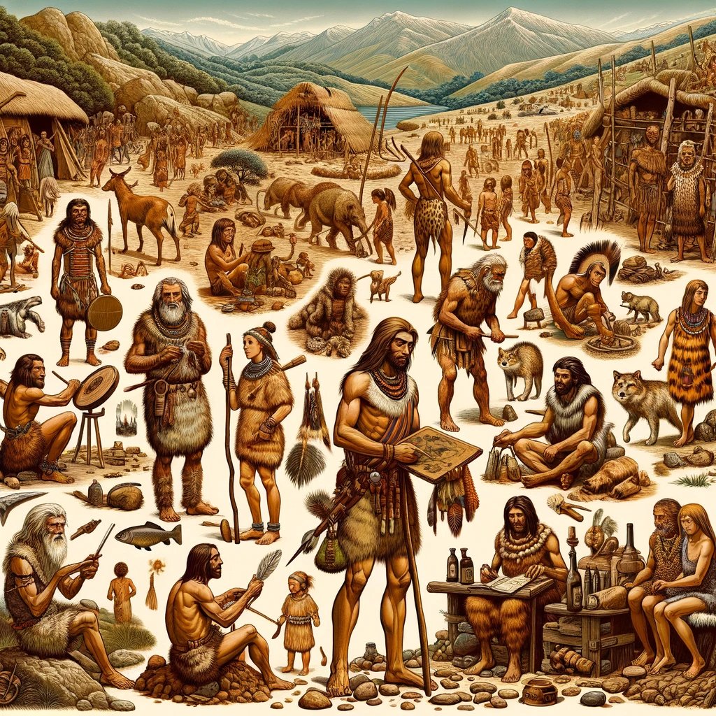 nftboxteam's tweet photo. Day 11:"Cultural diversity in the Paleolithic: How different geographical environments influenced lifestyle and toolmaking. #AncientCultures #Diversity https://t.co/DF37a68J1N