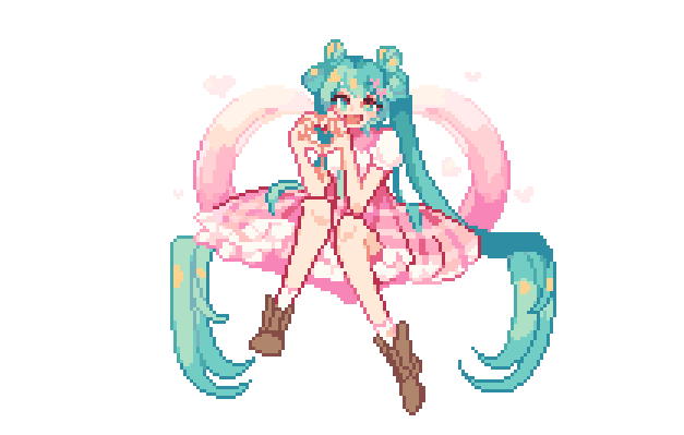 初音ミク 「digging into the miku archives 」|finchのイラスト