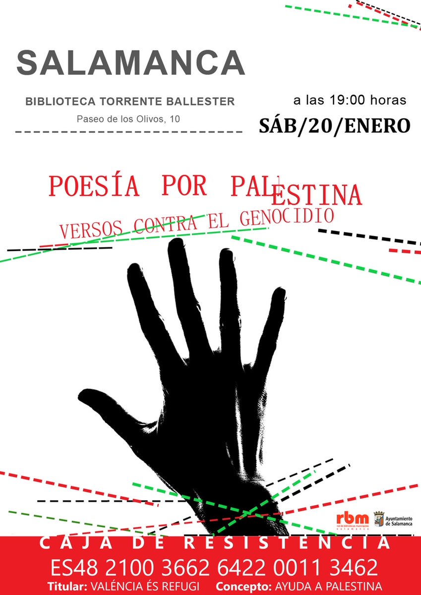 El sábado 20 en la Biblioteca Torrente Ballester de Salamanca