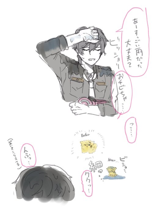 雨とポメジュ