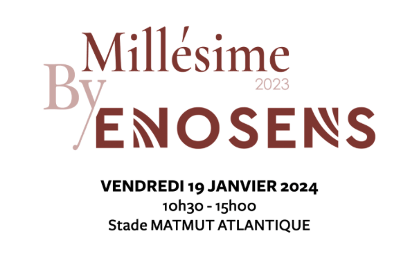 🍷Dégustation Millésime 2023 by @ENOSENS_ :
👉tinyurl.com/2s3a47ss
Rdv demain de 10h30 à 15h au Stade @MatmutAtl à Bordeaux.
#millésime2023 en avant-première. #Primeurs2023