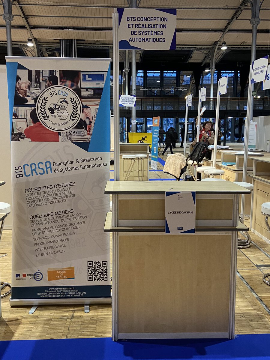 CRSACachan's tweet photo. Retrouvez notre stand au village Inter académique des BTS zone 137 ! https://t.co/yNCG4JjNtT
