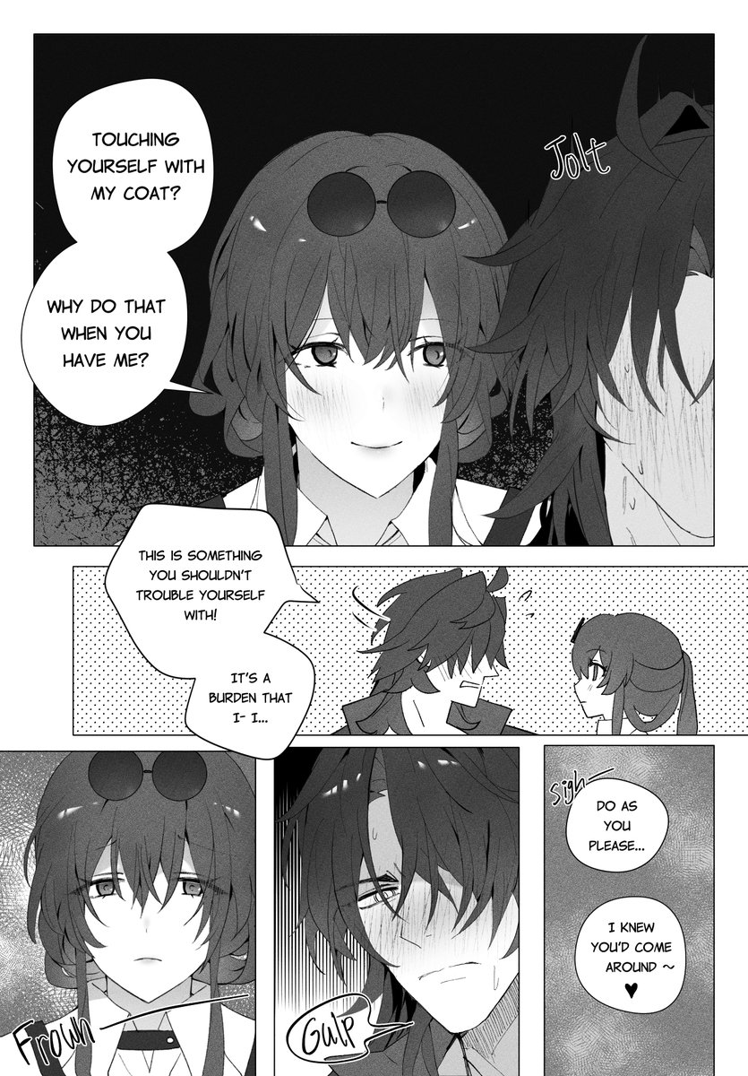 Blade steals Kafka's coat for "reasons"🗡️🕸️🔞 [pg. 4/19]
#kafka #blade #kafblade #カフ刃 #honkaistarrail 