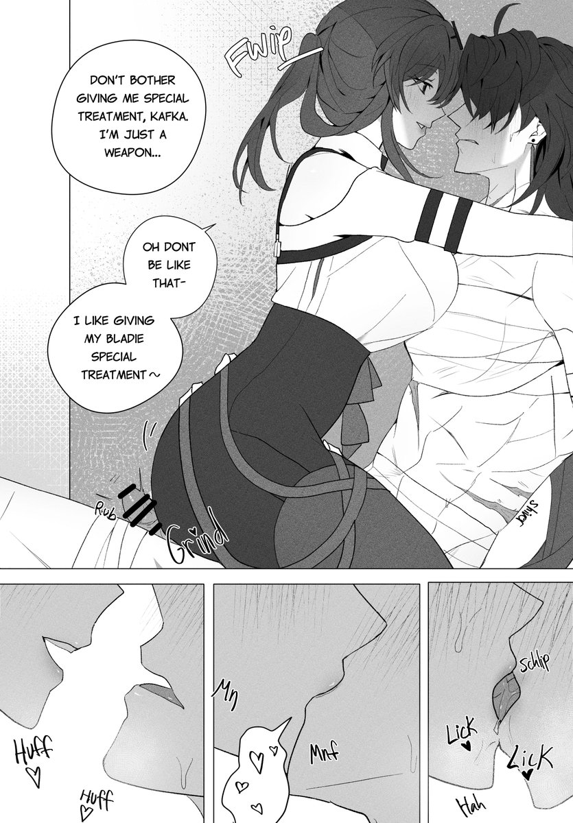 Blade steals Kafka's coat for "reasons"🗡️🕸️🔞 [pg. 4/19]
#kafka #blade #kafblade #カフ刃 #honkaistarrail 