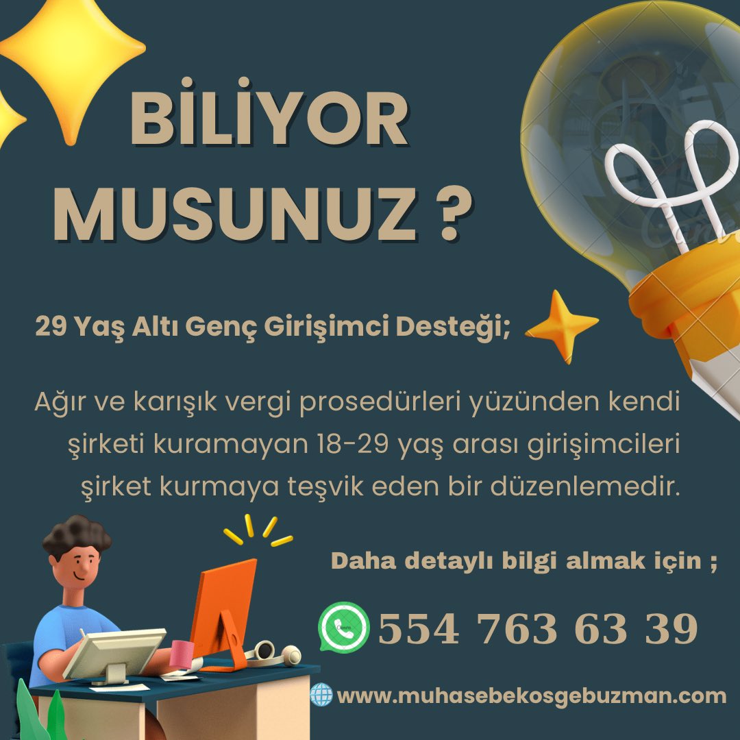 Biliyor Musunuz ? 

Genç girişimci desteği hakkında bilgi almak için iletişime geçebilirsiniz . 

☎️ 554 763 63 39 

#gençgirişimciler #gençgirişimci #gençgirişimcidesteği #kosgebgençgirişimcidesteği #kosgebdanışmanlığı #kosgebledahagüçlü💪 #kosgebuzmanımansuracar