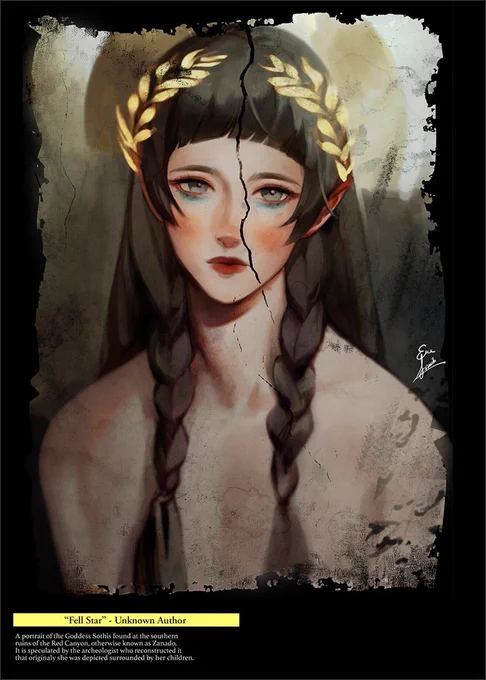 ah, easy. That'd be Sothis. I don't think it's as OCing as it is being really infatuated with what she represents and her adult form in the fresco