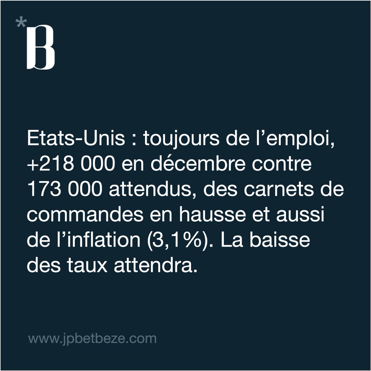 JPBetbeze's tweet image. #EtatsUnis #emploi #commandes