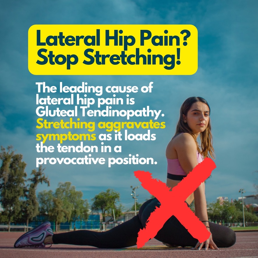tomgoom's tweet photo. 🛑 Stop telling patients with lateral hip pain to stretch! ✋ https://t.co/adIy69ENPp