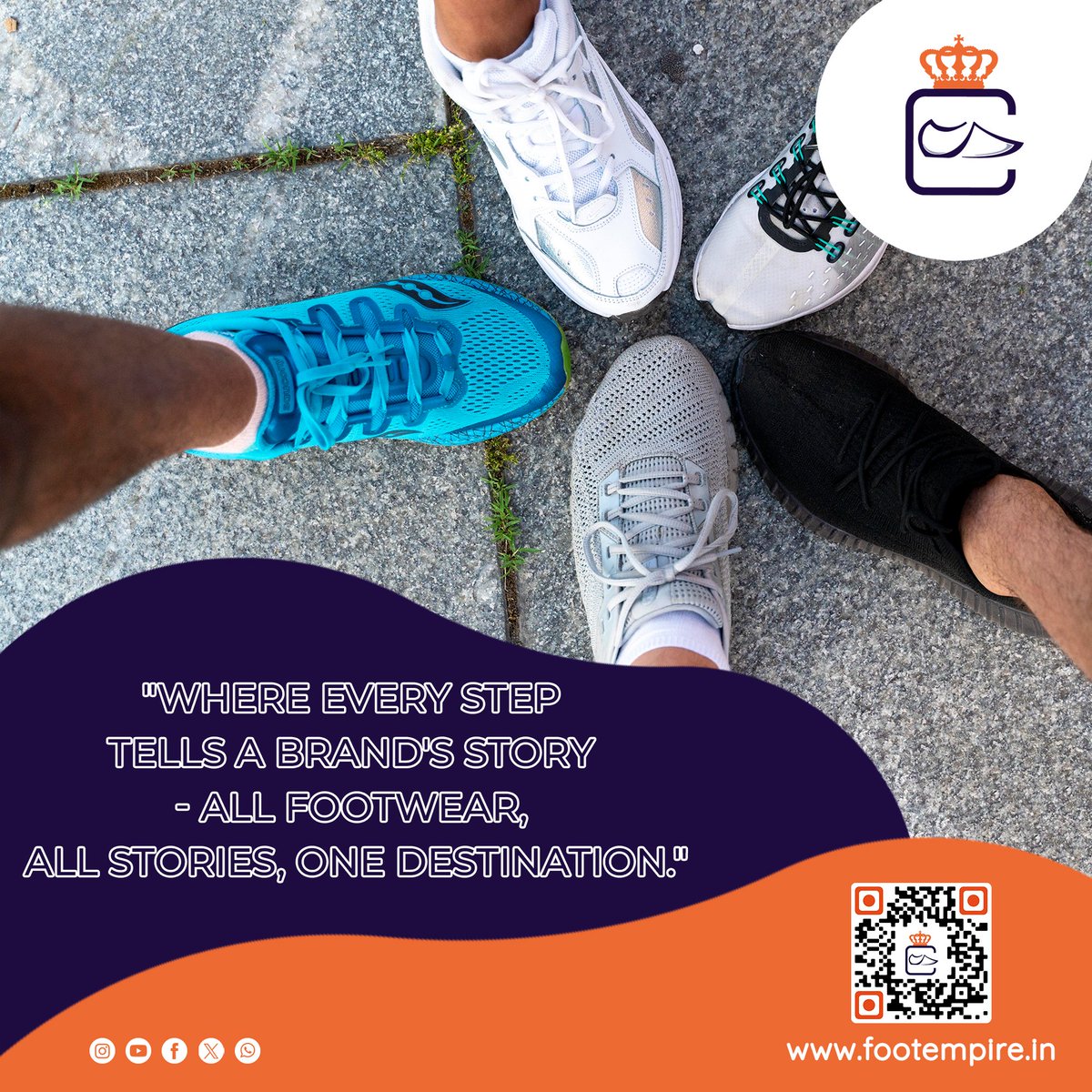 Step into style with Foot Empire. Elevate your fashion game from the ground up. #FootEmpire #FashionForwardFeet #WalkInStyle #ShoeGameOnPoint #StepIntoFashion #FashionFootwear #ShoeObsession #StrutInStyle #FootwearFaves #SneakerHead #HeelsOnFleek #ShoeLover #StyleInEveryStep