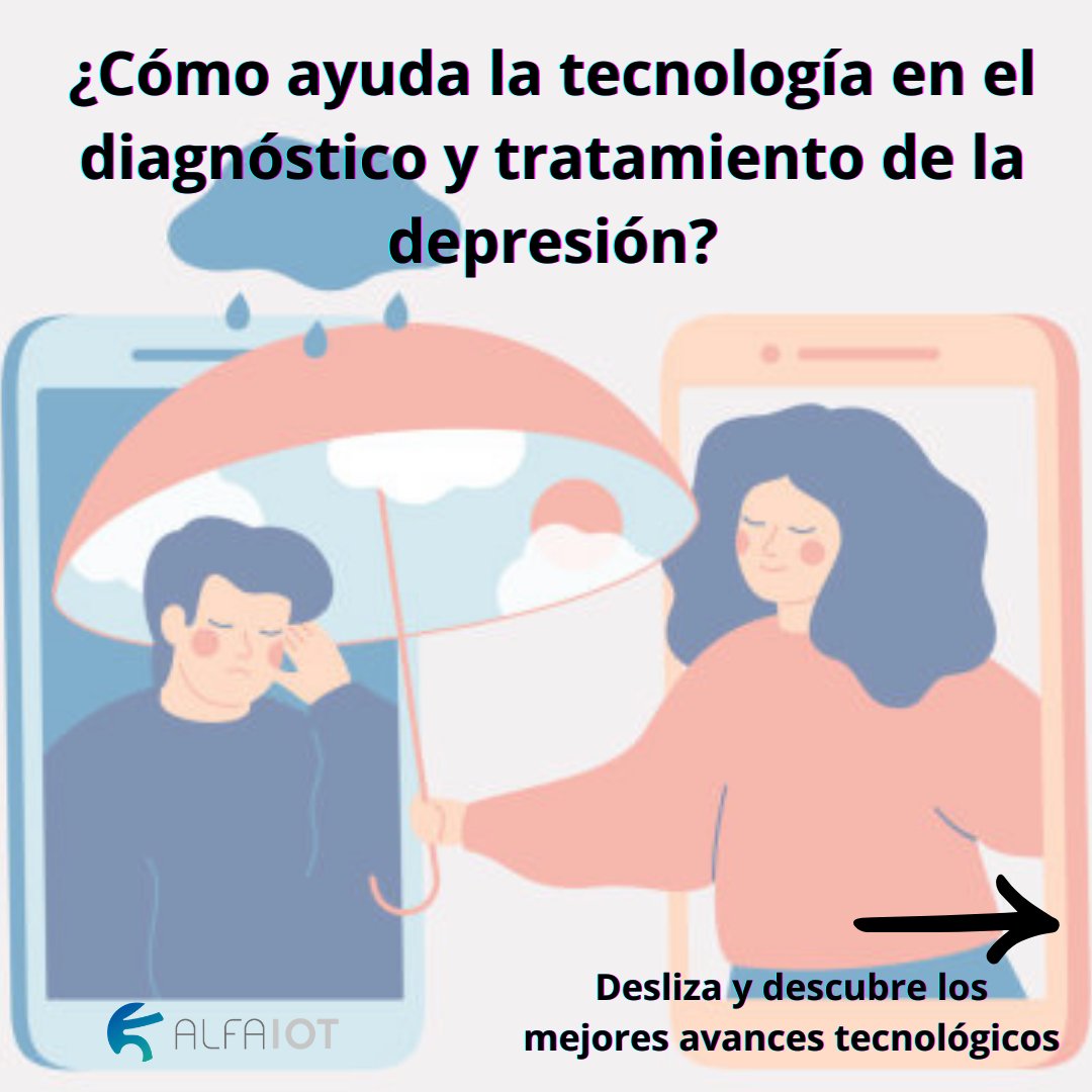 AlfaIOT's tweet photo. ¿Puede ayudar la #tecnología en el diagnóstico y tratamiento de la #depresión? Descubre qué #avancestecnológicos son #tendencia en su tratamiento -1/2...

#Diamundialdelaluchacontraladepresion #Diadeladepresion #HablemosDeDepresion #Diamundialcontraladepresion #iot #tech #news https://t.co/plvDAzJAsD