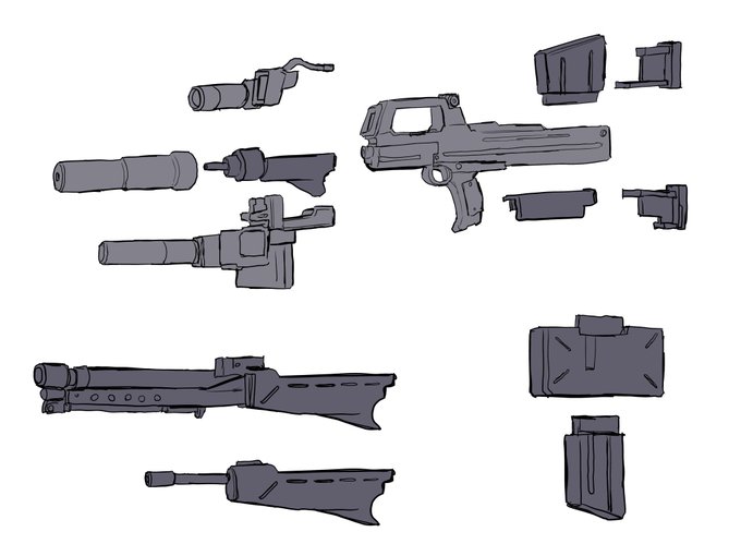 「assault rifle」 illustration images(Latest)｜5pages