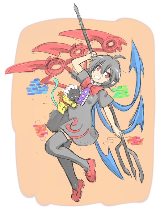 イラスト勉強中どすʕ•͡ω•ʔ 