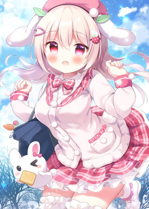 登校うさぎちゃん🐇🍃 