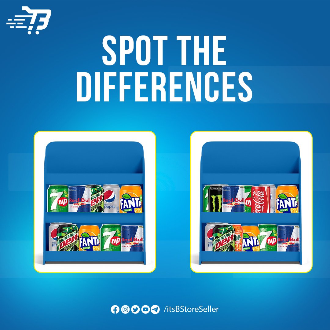 itsBStore's tweet photo. Challenge Accepted: Can you spot the differences? 

Dive into the product-packed puzzle and test your keen eye for details! 🕵️‍♂️

#bstore #SpotTheDifferences #PuzzleChallenge #ProductSpotting #RetailGame #FindTheOddOneOut #VisualChallenge #EyesOnTheDetail https://t.co/znMVghyC8q
