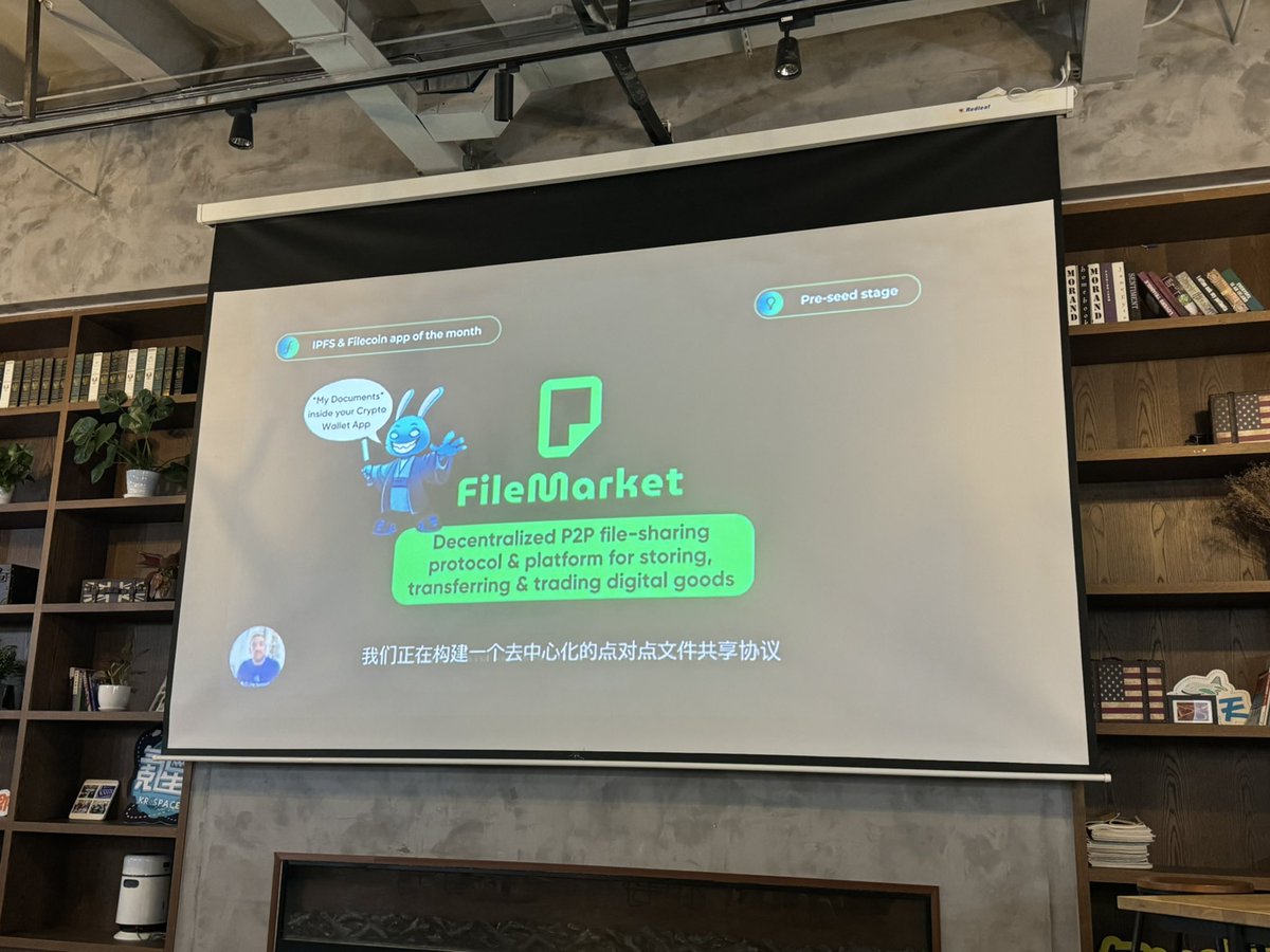 imNDLABS's tweet photo. ‼️Orbit China IPFS Decentralized Storage Roadshow - Shanghai

🔆#Filemarket giveaway
🏆 10 Winners

👉🏻 Follow @FileMarket_xyz &amp; @imNDLABS 
👉🏻 RT / Like this / Reply ur 0x address

End in 24 hours

#web3 #Filecoin #Filecoinorbit
@Filecoin @OrbitChina https://t.co/8gsh3YTV5w