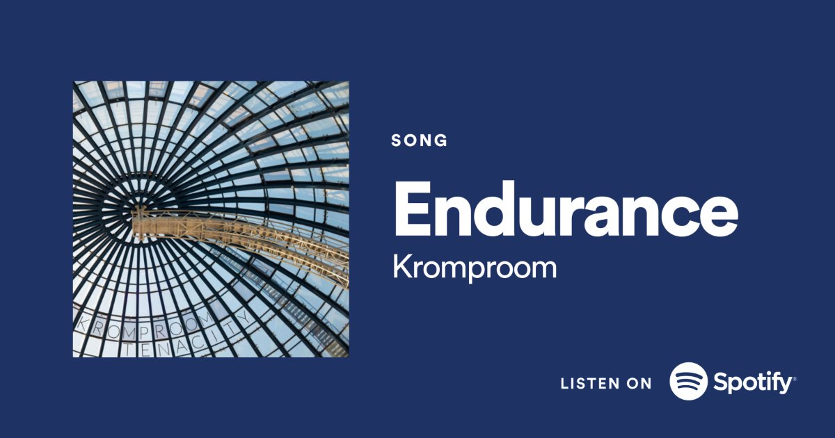 Kromproom's tweet image. The track of the weekend! promocards.byspotify.com/api/share/4d74… #kromproom #endurance #Spotify