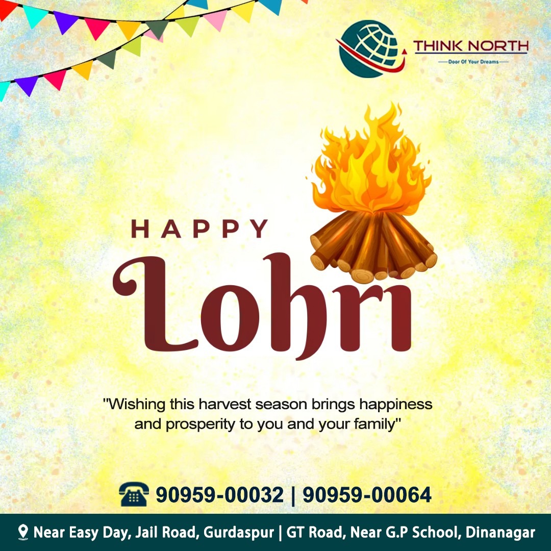 🎉🥳🔥🔥As the Lohri flames rise high, may your spirits soar higher with happiness and prosperity. Happy celebrations. 🎉🥳🔥Think North wishes you all a very prosperous and happy lohri.🔥🥳🎉
#SATURDAYvibes#bestvisaconsultant#bestieltsinstitute#bestpteinstitute#guranteedresults#