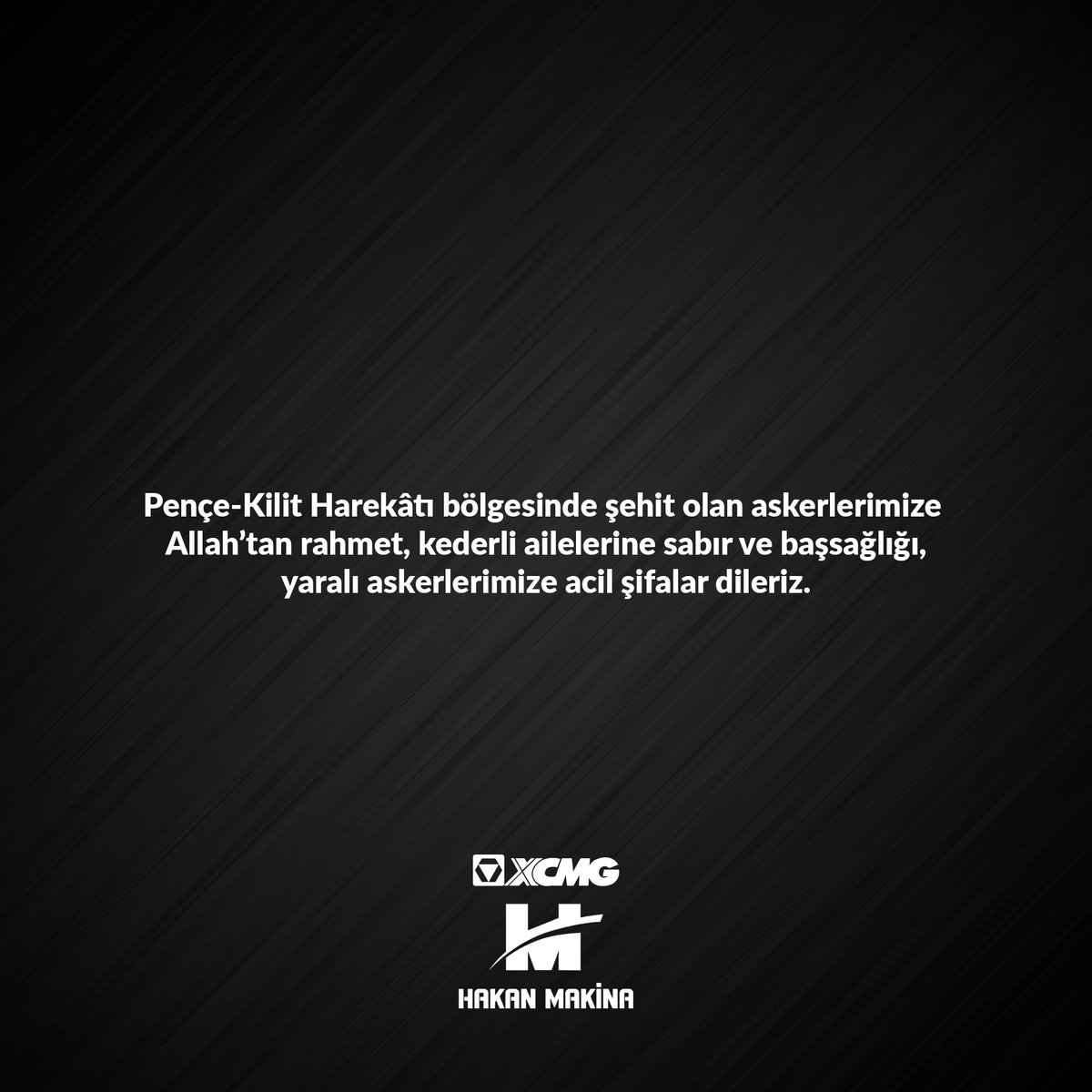 xcmghakan's tweet photo. Pençe-Kilit Harekâtı bölgesinde şehit olan askerlerimize Allah’tan rahmet, kederli ailelerine sabır ve başsağlığı, yaralı askerlerimize acil şifalar dileriz. https://t.co/wFKYx4me9E
