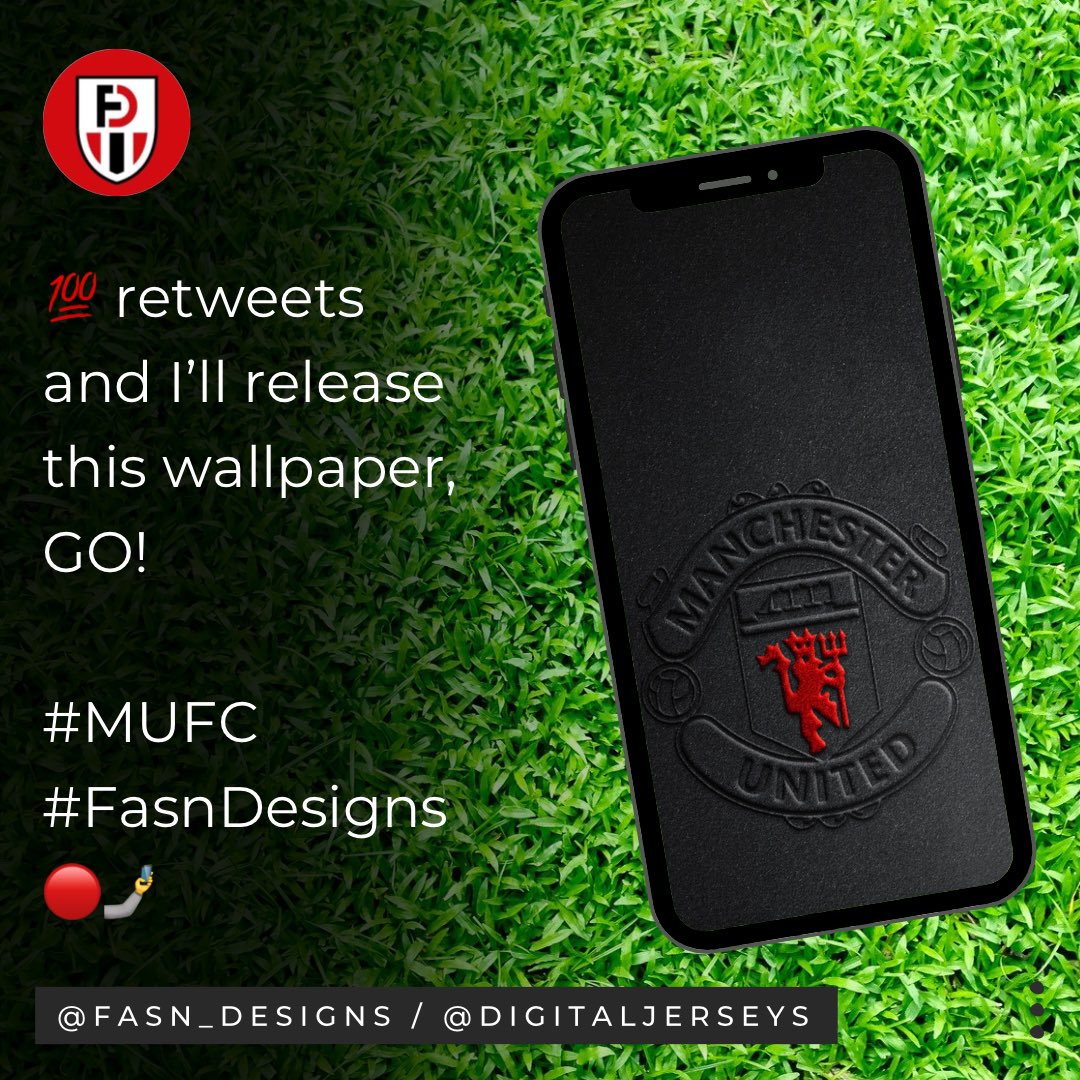Fasn_Designs's tweet photo. 💯 retweets and I’ll release this wallpaper, GO! 

#MUFC #FasnDesigns 🔴🤳 https://t.co/2zpSsOhexq