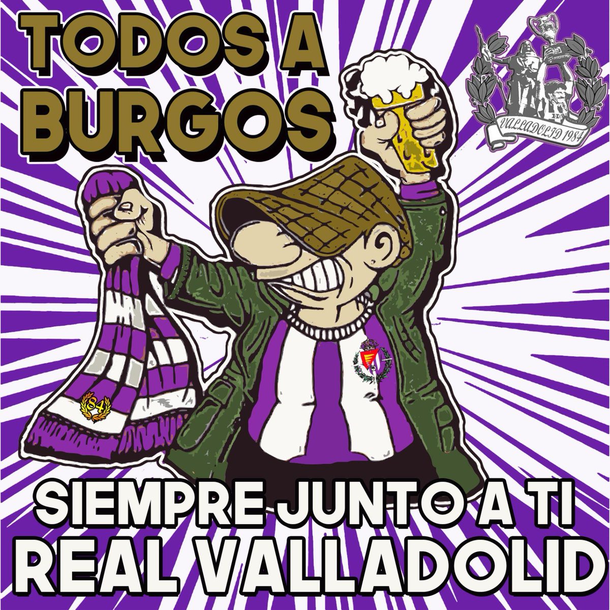valladolid1984's tweet photo. Llegó el día y hoy no es un día cualquiera. 
Hoy juega nuestro Real Valladolid. 

#ElDerbideCastilla https://t.co/UDb4LA7kJL