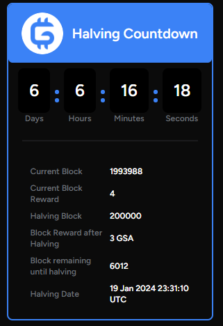 gsacoin's tweet photo. 🚨Halving coming soon 🚨
#gsacoin #gsarmy https://t.co/pytohb61Ym