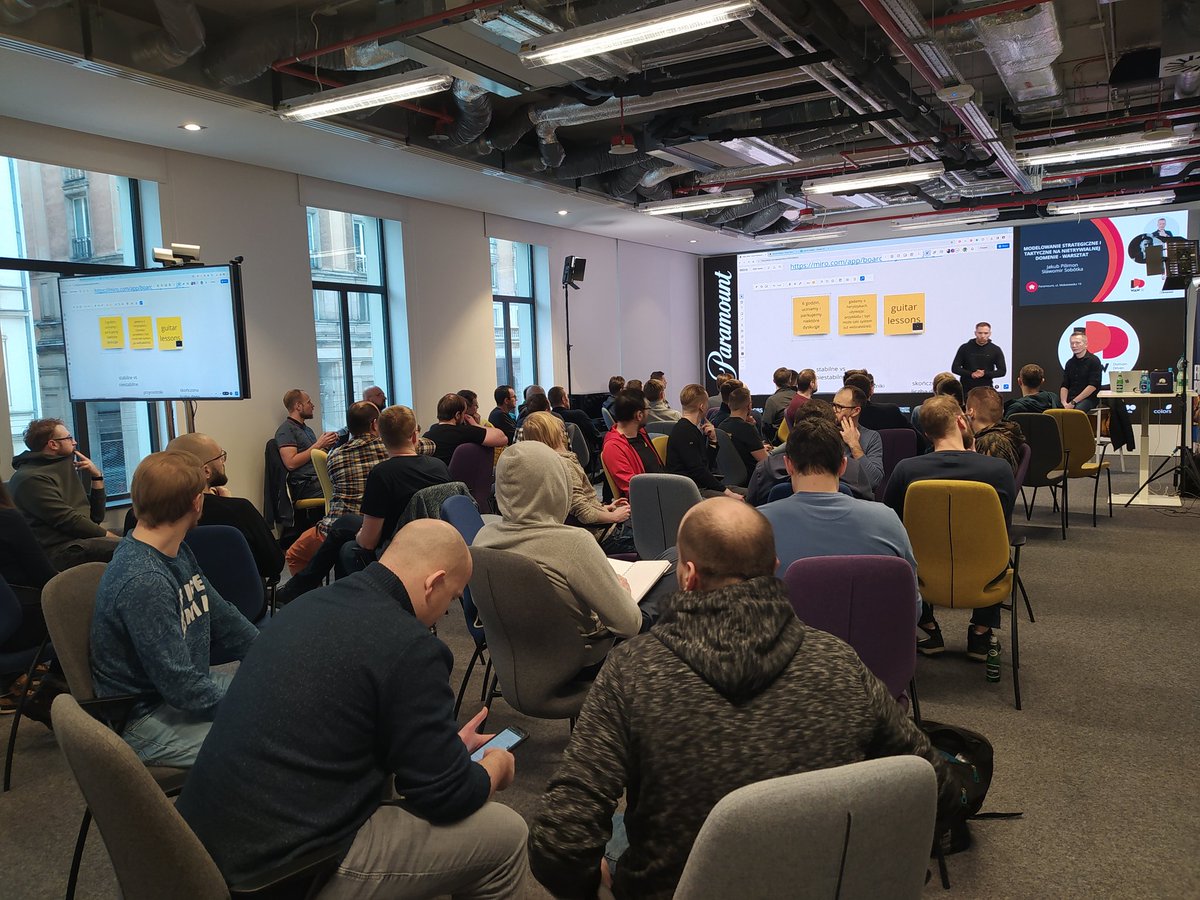 Ruszamy z warsztatem modelowania nietrywialnej domeny z <a href="/JakubPilimon/">Jakub Pilimon</a> i <a href="/SlawekSobotka/">Sławek Sobótka</a>