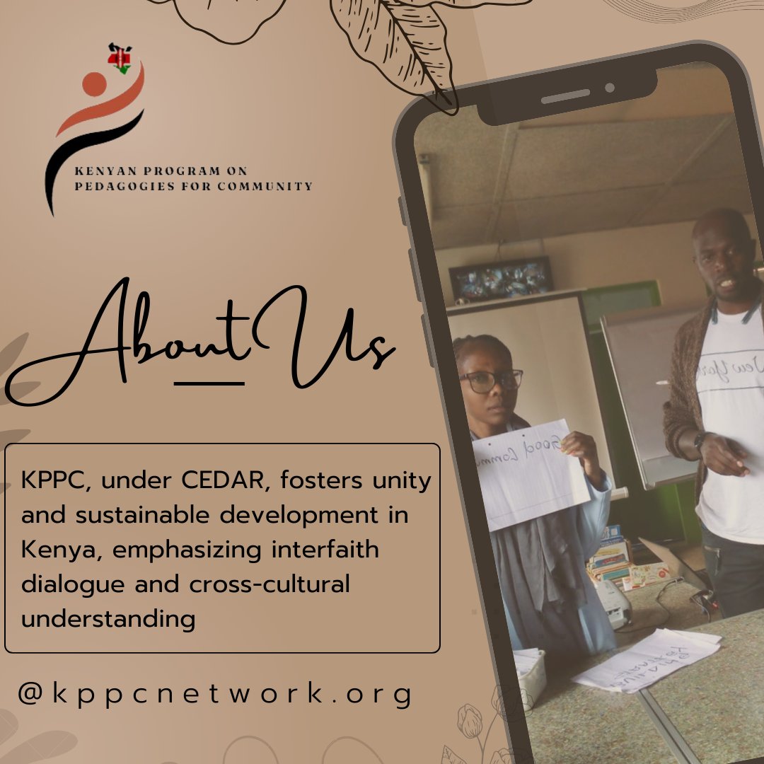 KppcOrg's tweet photo. The Kenyan Program on Pedagogies for Community (KPPC) addresses Kenya's major challenges today.
Learn more about us today via https://t.co/pQp5oXAwPs
#KPPC #CommunityDevelopment #Peacebuilding https://t.co/oahoC81WCV