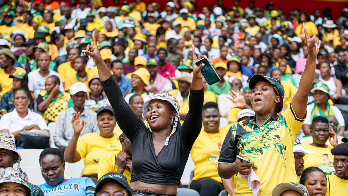 sziks's tweet photo. President Cyril Ramaphosa is set to deliver the ANC’s January 8 statement later today in Mbombela Stadium. 

#ANC112 #ANCNECinMP #RegisterToVoteANC https://t.co/4RRDRyC51D