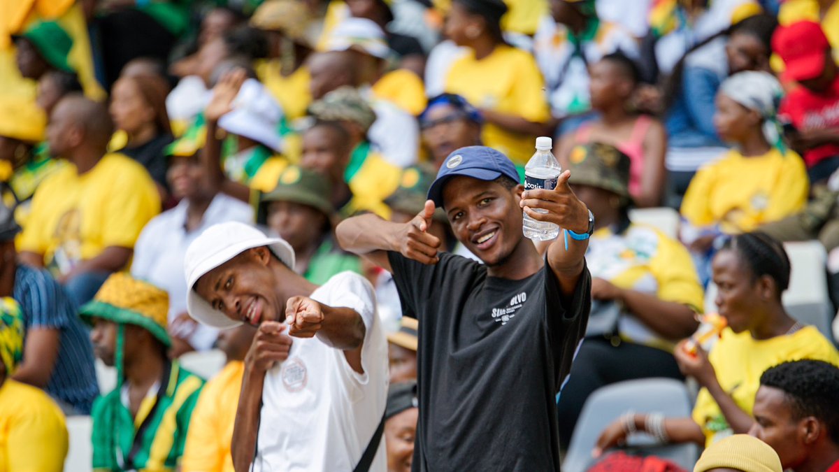 sziks's tweet photo. President Cyril Ramaphosa is set to deliver the ANC’s January 8 statement later today in Mbombela Stadium. 

#ANC112 #ANCNECinMP #RegisterToVoteANC https://t.co/4RRDRyC51D