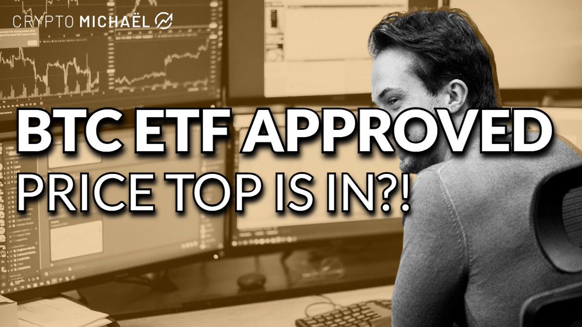 The Spot #Bitcoin ETF has been approved, yet, the price of Bitcoin has been correcting since.

What's happening and what can the markets expect? Are we going to see #Bitcoin rally to $200K+?

Watch the video here:
youtu.be/gFnOakcwV60