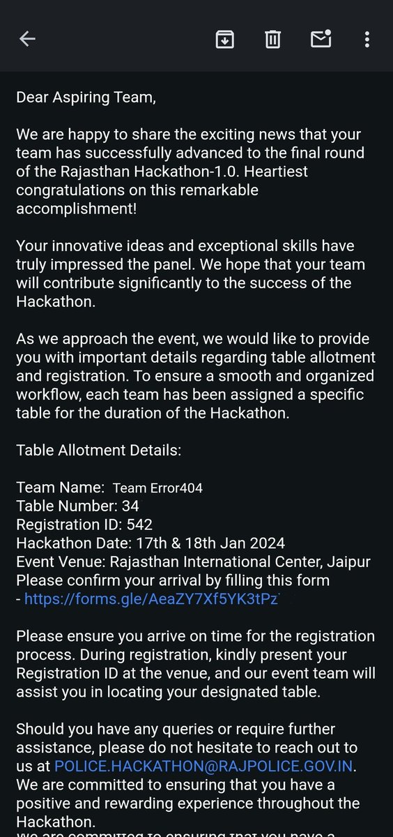 🥹🥹 Hackathon ke finals me ja rahe hai 

Wish me luck ! 🤞