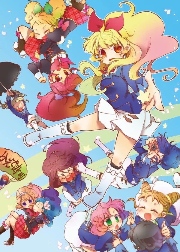 #昭和生まれの絵描きさんの絵を魅せて 便乗便乗 90年代風の絵の描きやすさよ…
