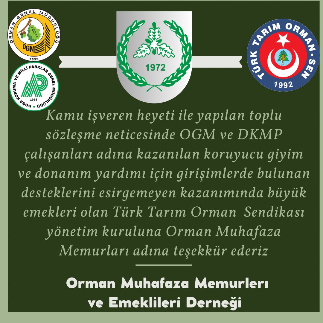 <a href="/OGMgovtr/">Orman Genel Müdürlüğü</a> 
<a href="/ttosgm/">TÜRK TARIM ORMAN SEN</a>