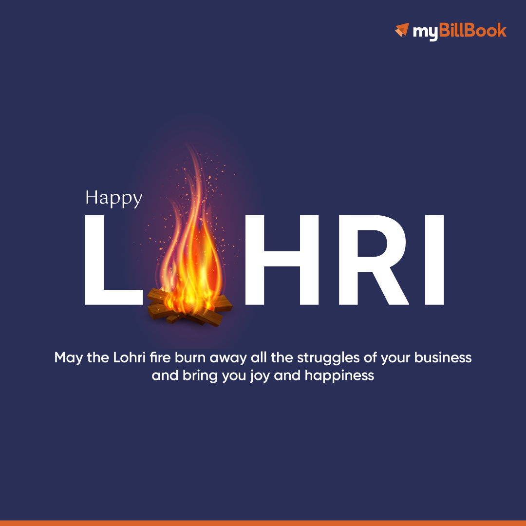Wishing you a Lohri that’s as bright as the bonfire and as sweet as the til and gajak. Happy Lohri 2024! 

#LohriMagic #Lohri #business #myBillBook #FloBiz