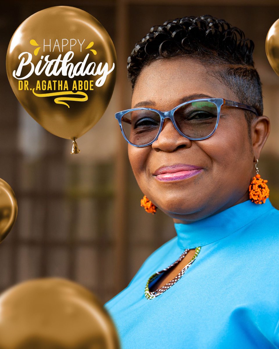 Huraaaaaayyyyy! A glorious woman celebrates her birthday 🎂 🥳 🎉 🎈 🎁 
Happy birthday Dr. Agatha Aboe of TGC
#WomenExcellence