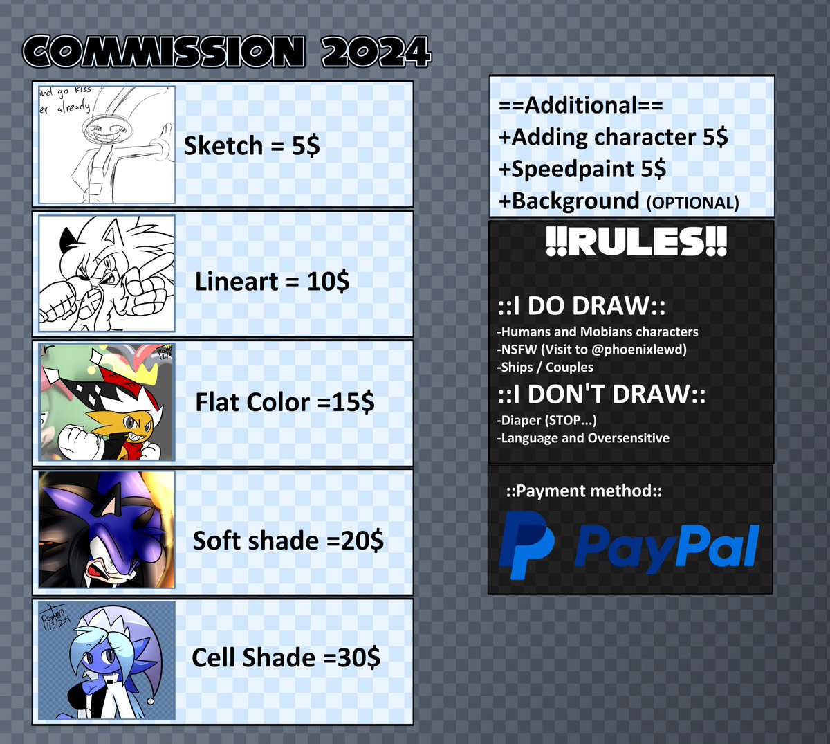 SpeedDemonBlueFlare Commission Are Open tweet media