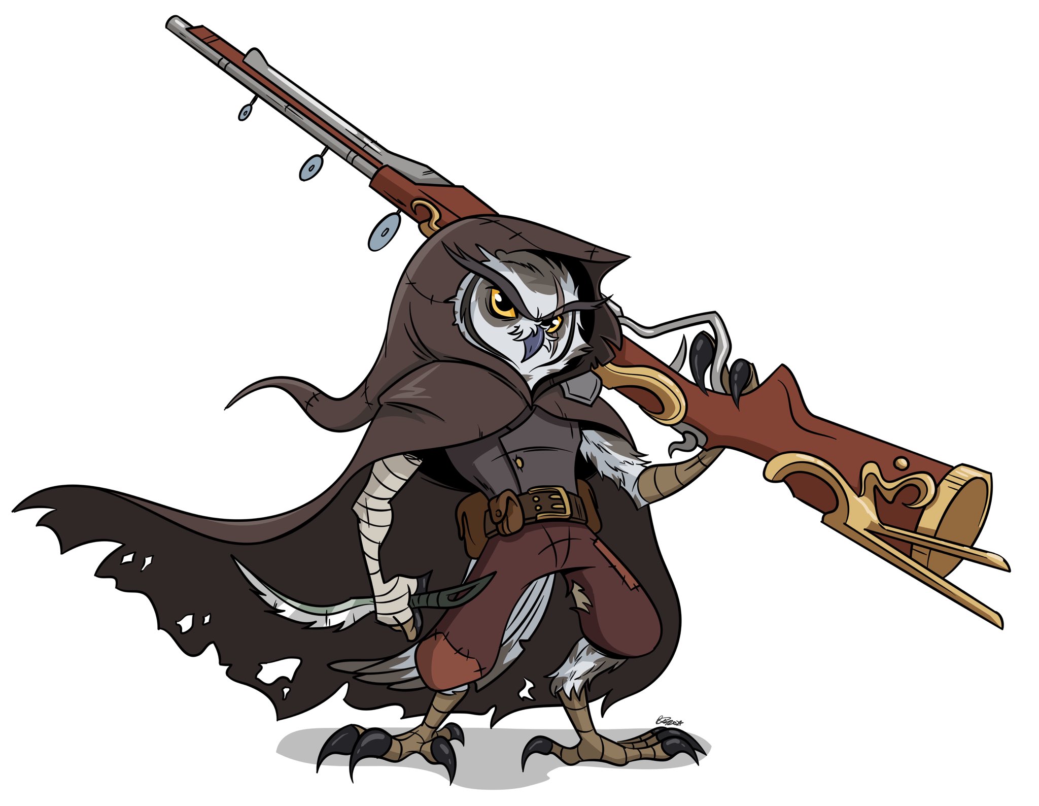 Ryan H on X: &ldquo;My new character for DnD. A sniper Owlin Rogue 