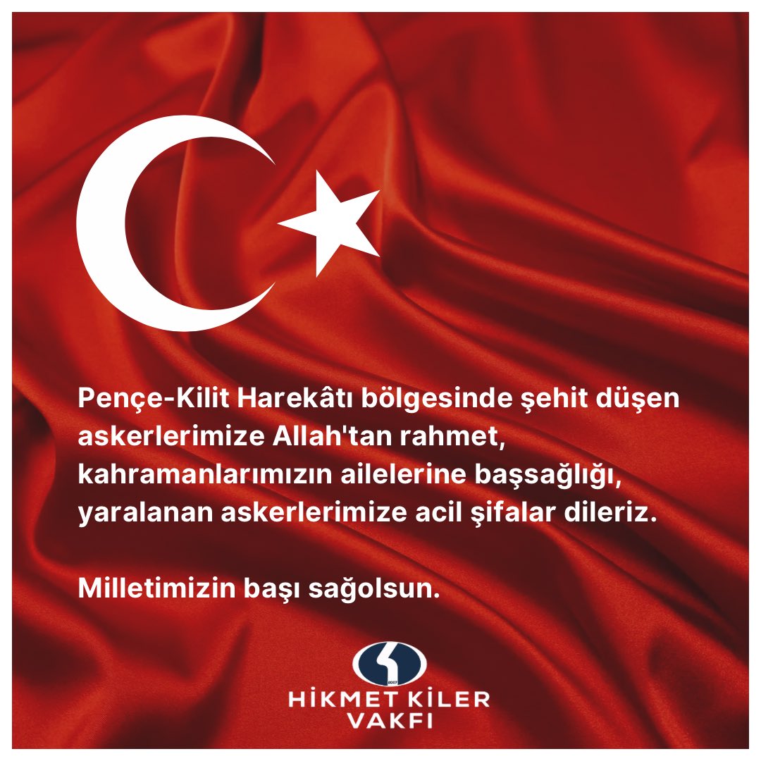 Milletimizin başı sağolsun.
#hikmetkilervakfı