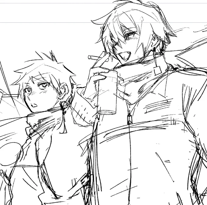 SkebのWIPです 