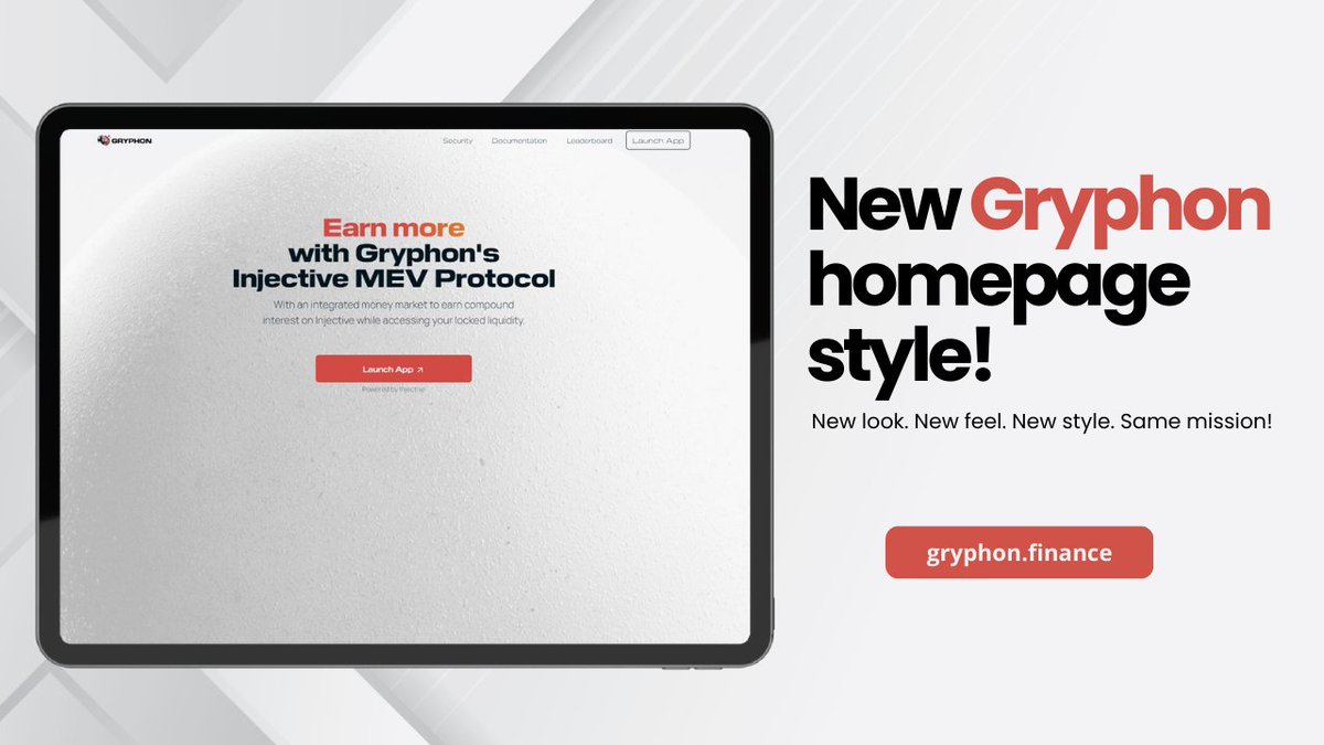 Haezl_Crypto's tweet image. We have an update from @Gryphon_fi here🔥
They have completely updated the design of their website, I like it a lot more.

Gryphon is built to supercharge #LSDFi . It enables users to enhance their staking strategies by providing them with access to liquidity normally locked